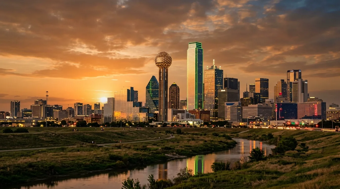 Dallas skyline with Reunion Tower