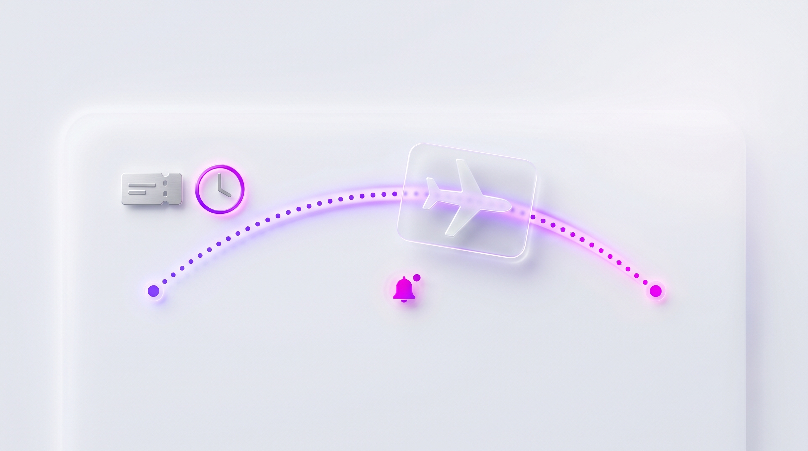 OpenClaw tracking flight status, check-in windows, and gate changes on a mobile chat interface