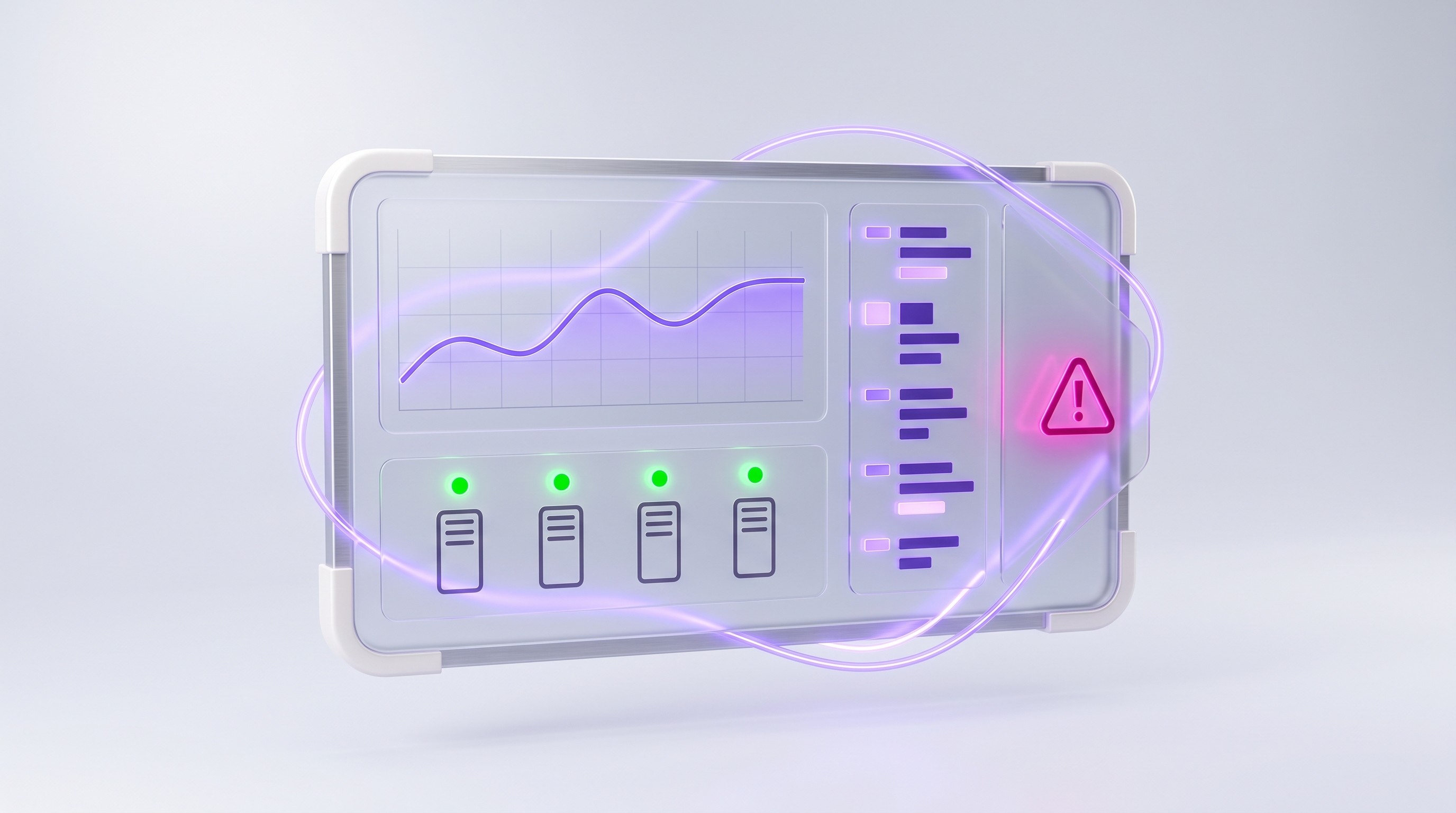OpenClaw monitoring servers, uptime, logs, alerts, and incidents on a command-center dashboard
